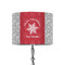 Snowflakes 8" Drum Lamp Shade - Fabric (Personalized)
