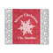 Snowflakes 8' x 10' Indoor Area Rug (Personalized)