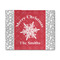 Snowflakes 8' x 10' Patio Rug (Personalized)