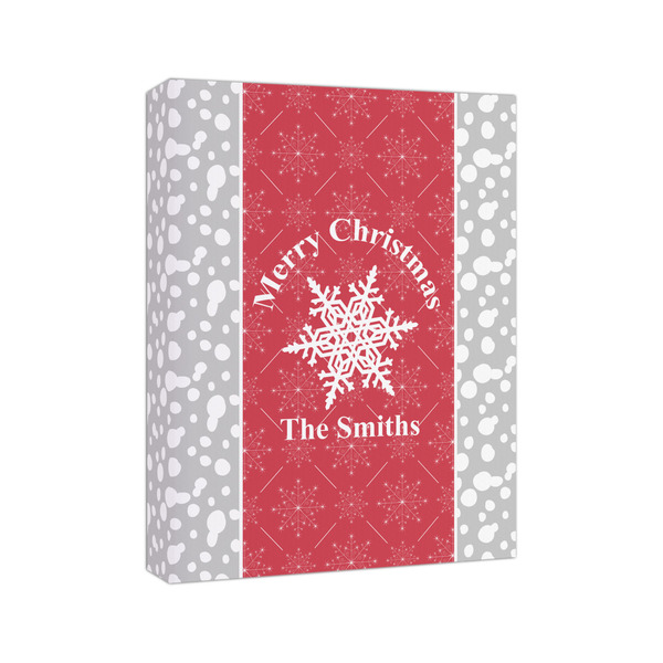 Snowflakes 8x10 - Canvas Print - Angled View