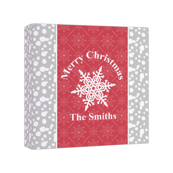 Custom Snowflakes Canvas Print - 8x8 (Personalized)