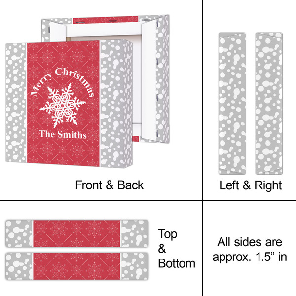 Snowflakes 8x8 - Canvas Print - Approval