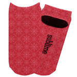 Snowflakes Adult Ankle Socks (Personalized)