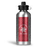 Snowflakes Water Bottles - 20 oz - Aluminum (Personalized)