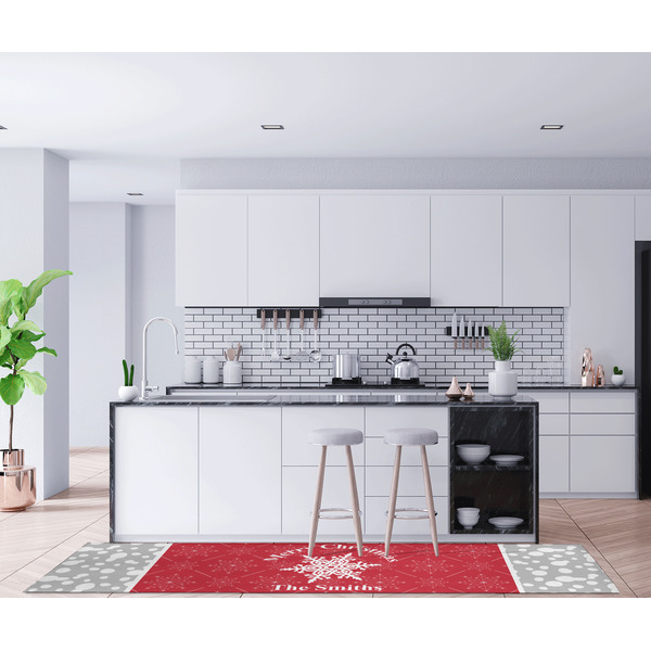 Snowflakes Area Rug Sizes