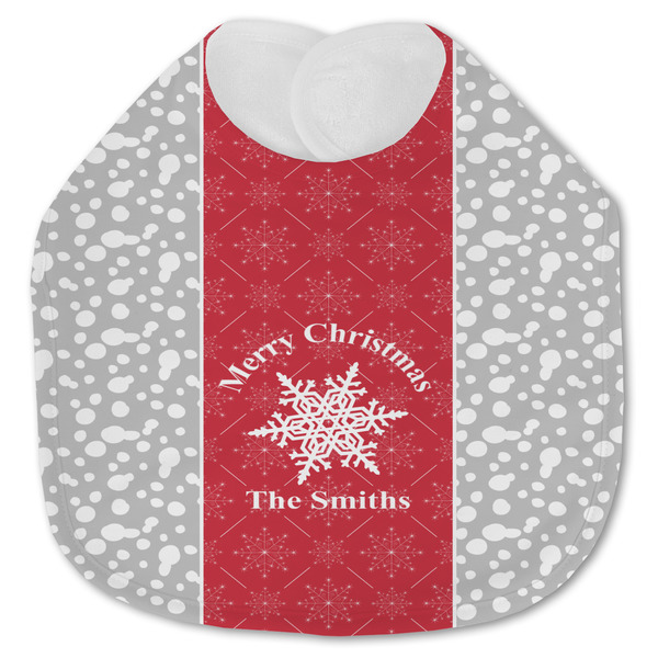 Snowflakes Baby Bib - AFT closed