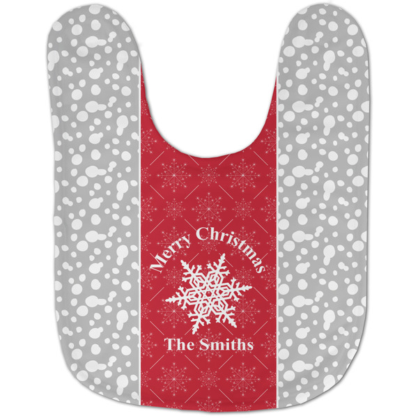Snowflakes Baby Bib - AFT flat
