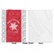Snowflakes Baby Blanket (Single Sided - Printed Front, White Back)