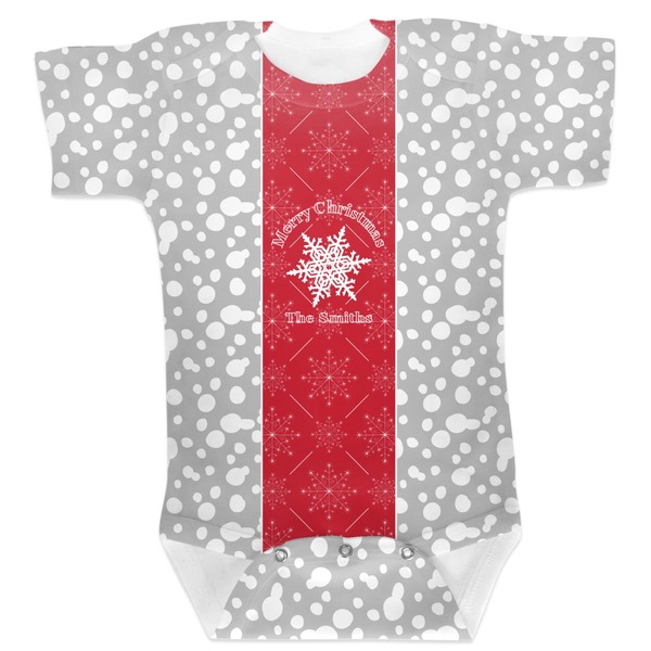 Custom Snowflakes Baby Bodysuit 0-3 (Personalized)