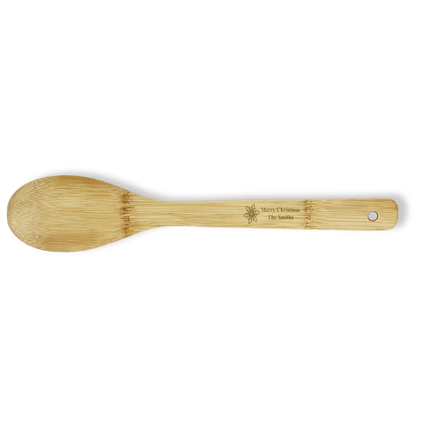 Custom Snowflakes Bamboo Spoon - Double Sided (Personalized)