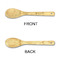 Snowflakes Bamboo Spoons - Single Sided - APPROVAL