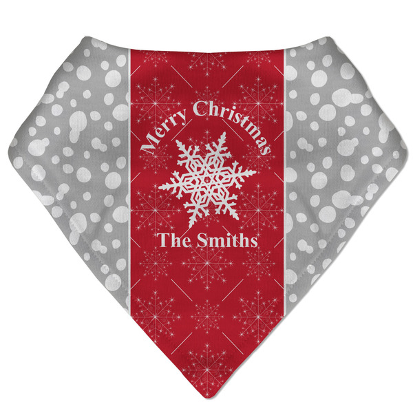 Custom Snowflakes Bandana Bib (Personalized)