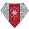 Snowflakes Bandana Bib (Personalized)