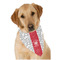 Snowflakes Dog Bandana Scarf w/ Name or Text