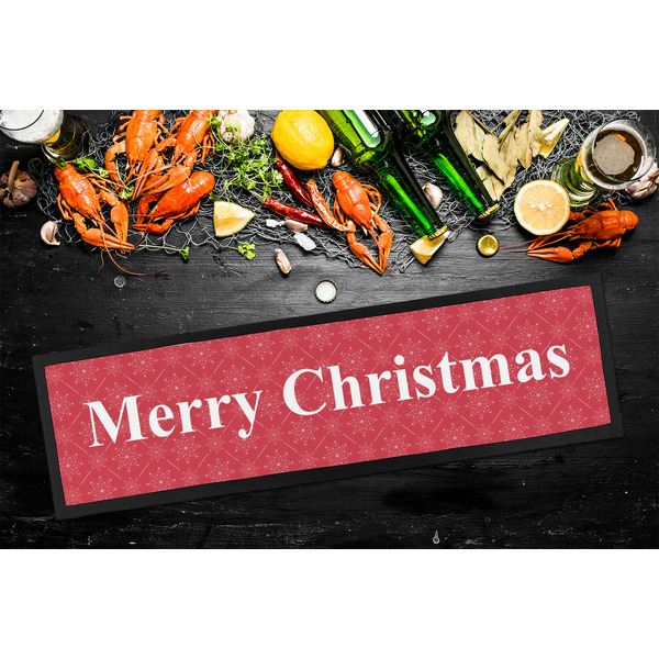 Snowflakes Bar Mat - Large - LIFESTYLE