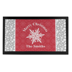 Snowflakes Bar Mat - Small (Personalized)