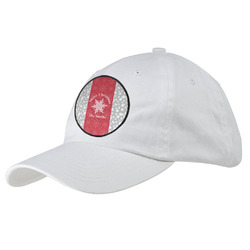 Snowflakes Baseball Cap - White (Personalized)