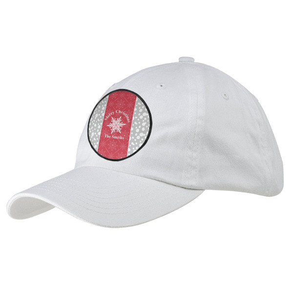 Custom Snowflakes Baseball Cap - White (Personalized)