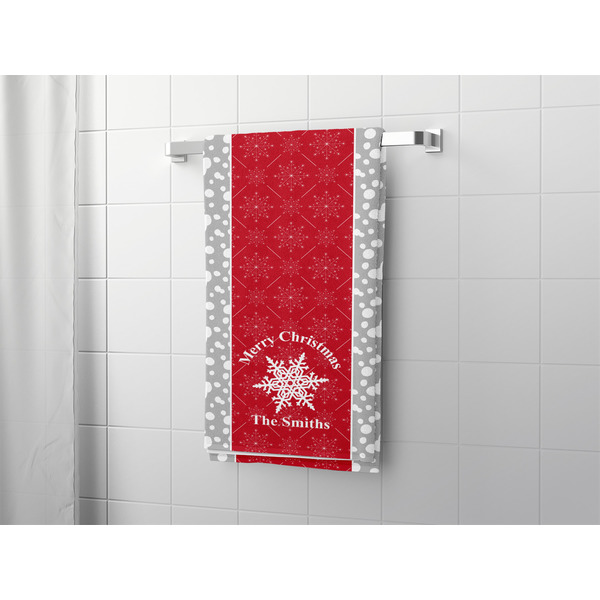 Snowflakes Bath Towel - LIFESTYLE
