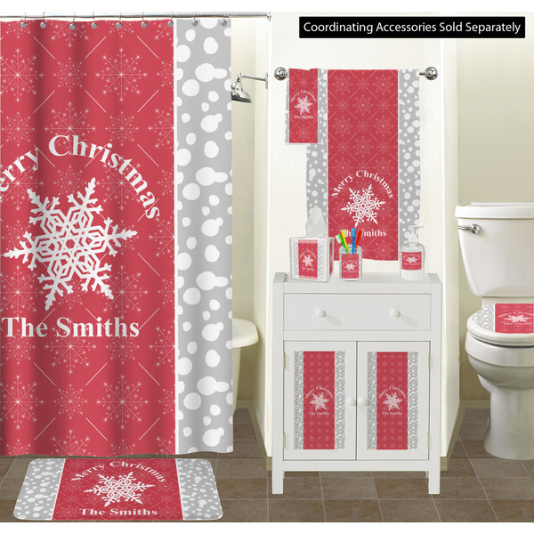 Snowflakes Bathroom Scene