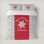 Snowflakes Duvet Cover (Personalized)