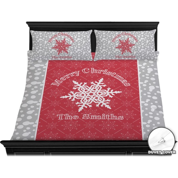 Snowflakes Bedding Set (King) - Duvet