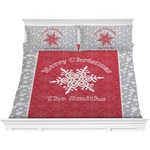 Snowflakes Comforter Set - King (Personalized)