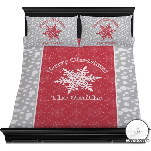 Snowflakes Bedding Set (Queen) - Duvet