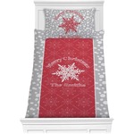 Snowflakes Comforter Set - Twin (Personalized)