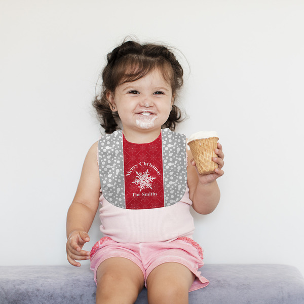 Snowflakes Bib Lifestyle Girl