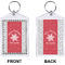 Snowflakes Bling Keychain (Front + Back)