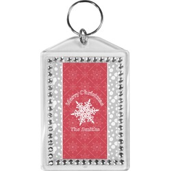 Snowflakes Bling Keychain (Personalized)