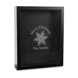 Snowflakes Bottle Cap Shadow Box - 11in x 14in (Personalized)