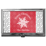 Snowflakes Business Card Case
