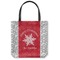 Snowflakes Canvas Tote Bag (Front)