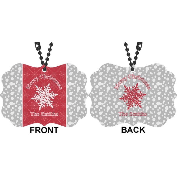 Snowflakes Car Ornament (Approval)