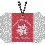 Snowflakes Rear View Mirror Ornament (Personalized)