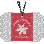 Snowflakes Rear View Mirror Ornament (Personalized)