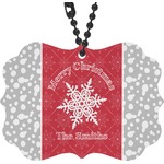 Snowflakes Rear View Mirror Charm (Personalized)