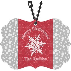 Snowflakes Rear View Mirror Decor (Personalized)