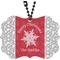 Snowflakes Rear View Mirror Decor (Personalized)