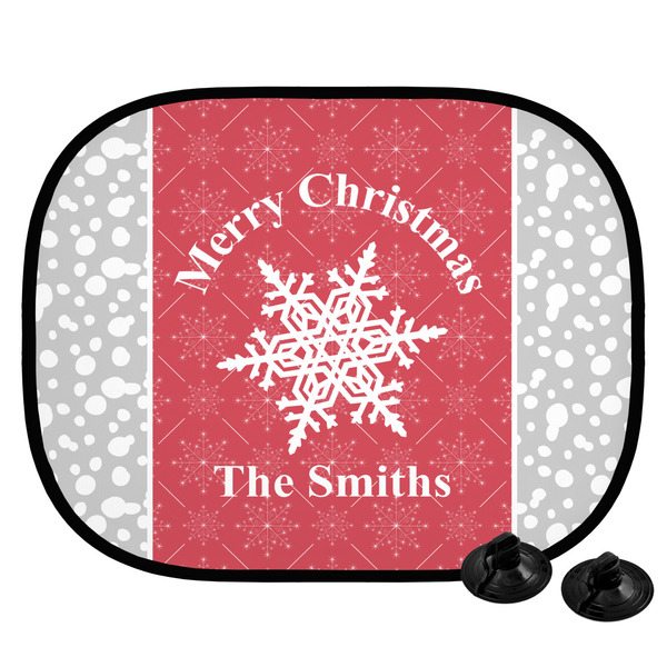 Custom Snowflakes Car Side Window Sun Shade (Personalized)