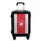 Snowflakes Carry On Hard Shell Suitcase - Front