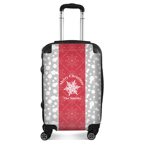 Custom Snowflakes Suitcase - 20" Carry On (Personalized)