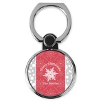 Snowflakes Cell Phone Ring Stand & Holder (Personalized)