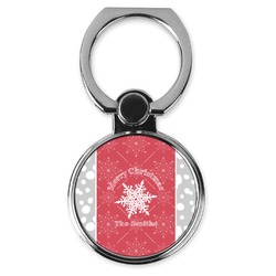Snowflakes Cell Phone Ring Stand & Holder (Personalized)