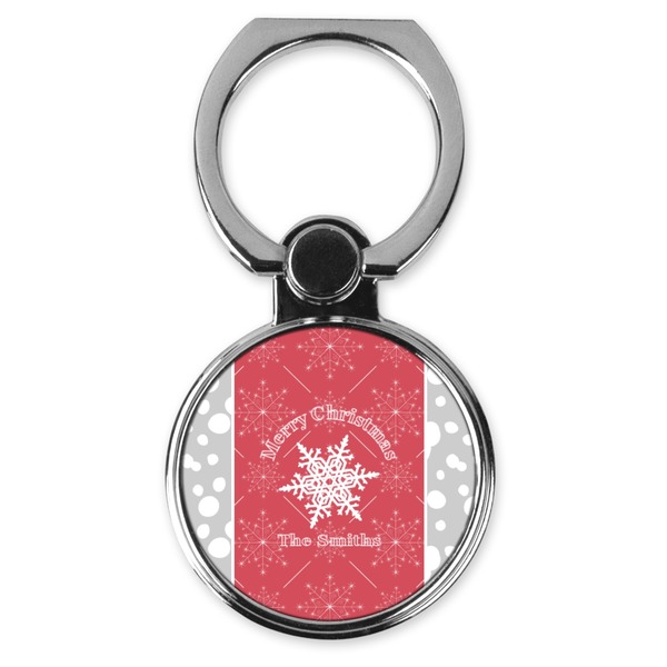 Custom Snowflakes Cell Phone Ring Stand & Holder (Personalized)