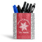 Snowflakes Ceramic Pen Holder