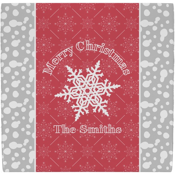 Custom Snowflakes Ceramic Tile Hot Pad (Personalized)