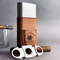Snowflakes Cigar Case with Cutter - IN CONTEXT